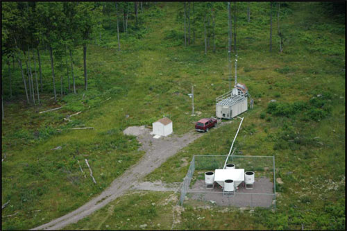 Piney Run Air Monitoring Site Located In Garrett County.